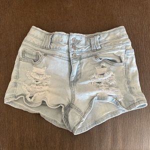 Jean Shorts Size 3/4 BLUE SPICE